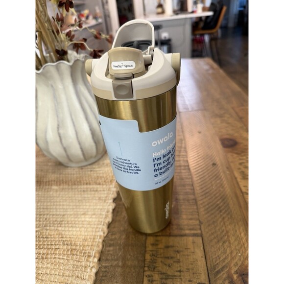 Special Edition Owala 30oz Stainless Steel FreeSip Water Bottle- Absolute Sleigh - Picture 5 of 8